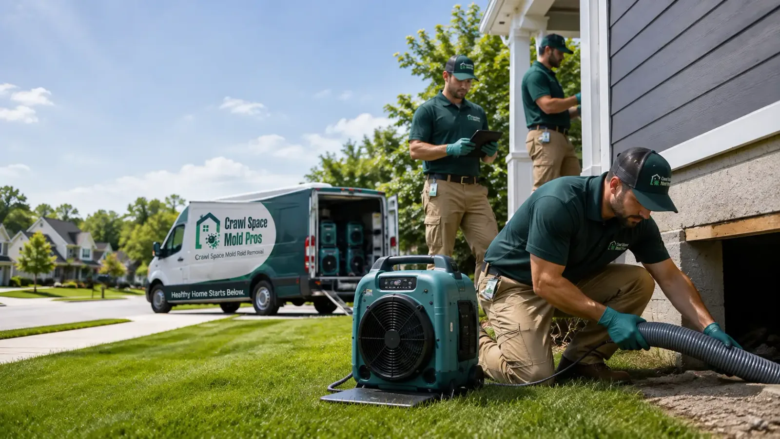 Crawl Space Mold Removal in Nelson, PA